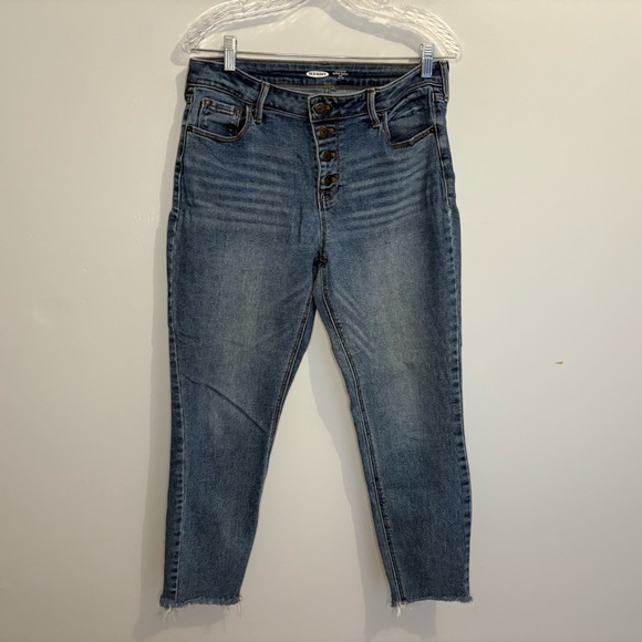 Old Navy Denim - Old Navy Women’s Denim Blue Jeans 4 Button Rockstar Super Skinny Ankle Midrise